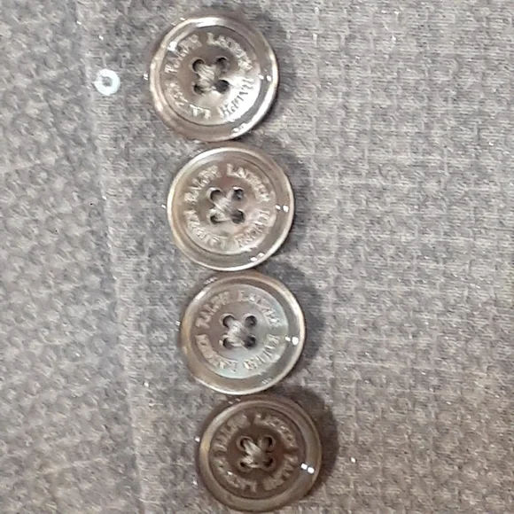 RALPH LAUREN PURPLE LABEL Silver Gray Sequin Blazer I Button Women's Sz 8 - Picture 8 of 16